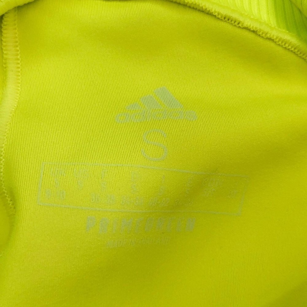 Adidas Aeroready Rib Tight Women's 7/8th High Rise Training Sport Yellow GT6256 - Picture 9 of 12
